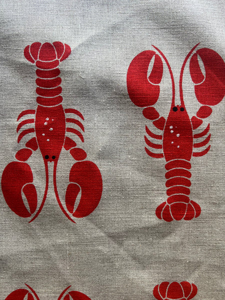 claws for applause - lobsters linen apron