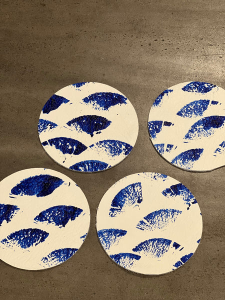 that’s scrap - leather coaster (set of four)