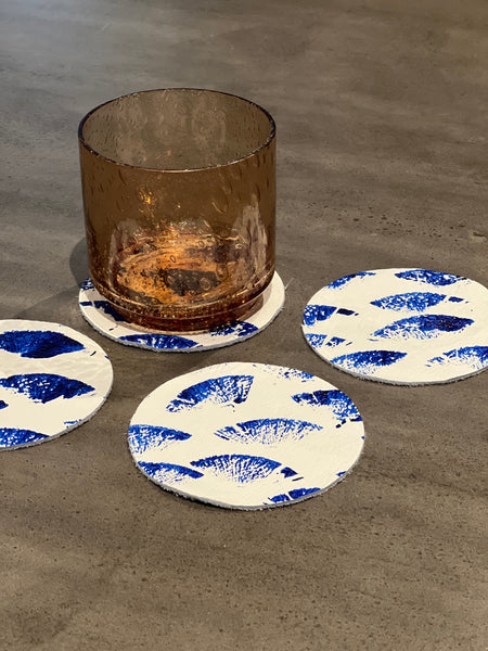 that’s scrap - leather coaster (set of four)