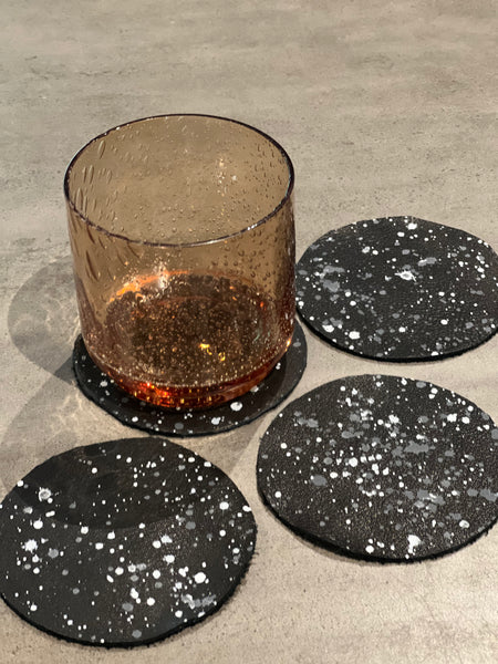 that’s scrap - leather coaster (set of four)