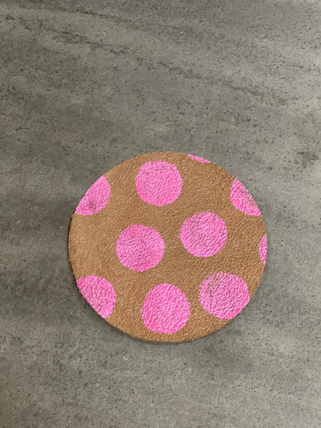 that’s scrap - leather coaster (set of four)