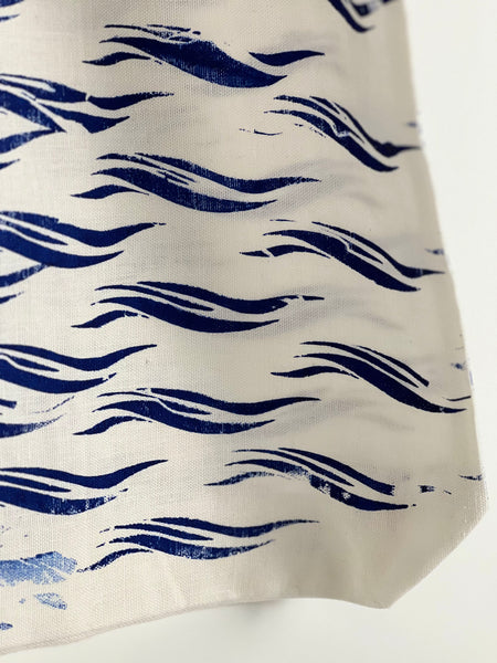 Sea La Vie - Ocean Print Linen Tote Bag