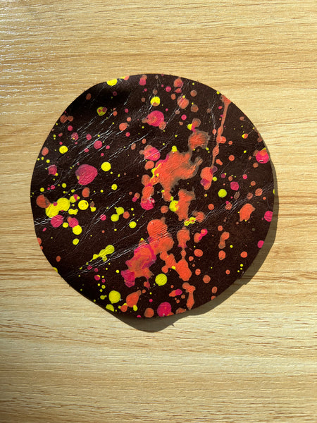 that’s scrap - leather coaster (set of four)