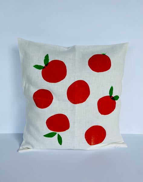Squeeze The Day - Oranges Linen Cushion Cover