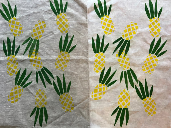 The Pineapple of My Eye - Linen Tea Towel