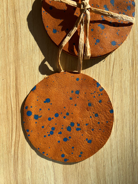 that’s scrap - leather coaster (set of four)