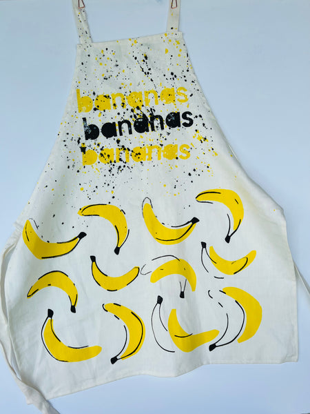 Keeping it Peel - Bananas Linen Apron